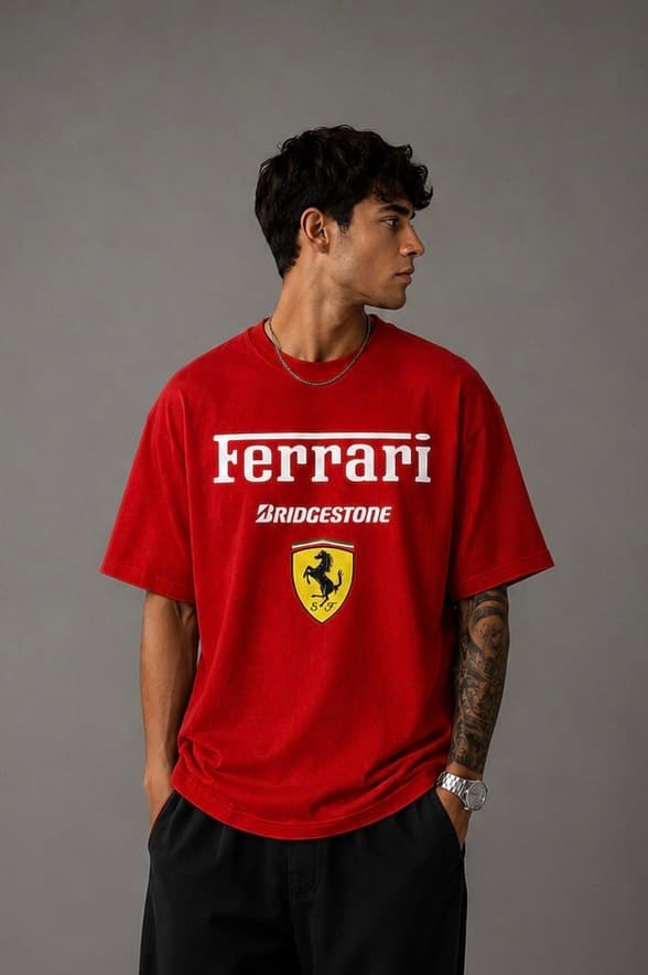 Ferrari Wordmark Tee